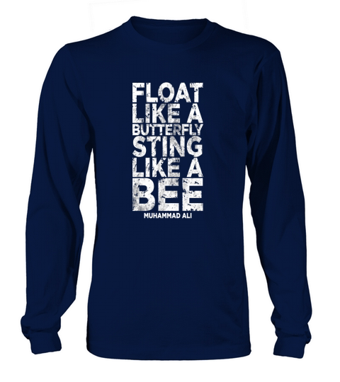 float like a butterfly sting like a bee Long sleeved Unisex
