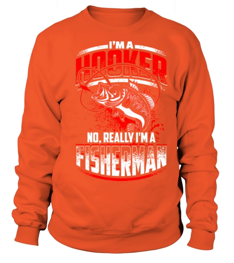 Fisherman - Im a hooker - Fishing - EN Men's Sweatshirt