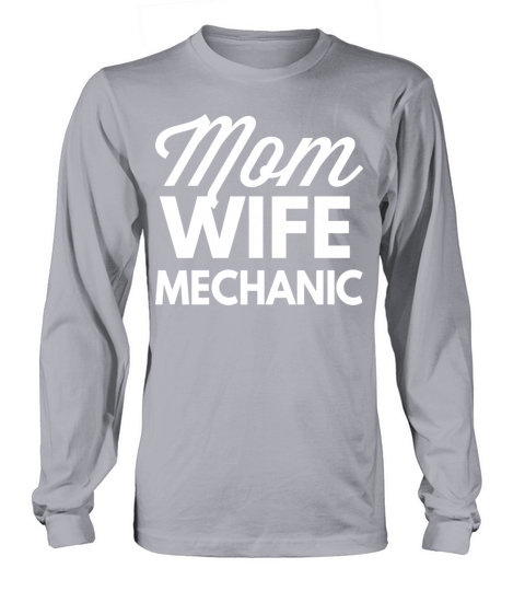 Mom Wife Mechanic Women's Long Sleeve