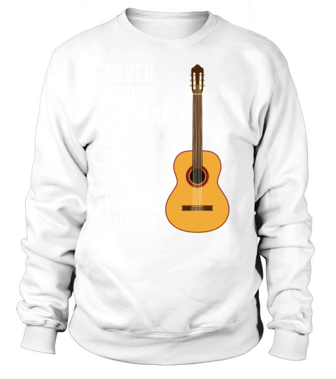 Never Underestimate An Old Man With A Guitar Women's Sweatshirt