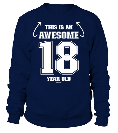 Awesome 18 year old - 18th Birthday Gift Idea Women's Sweatshirt