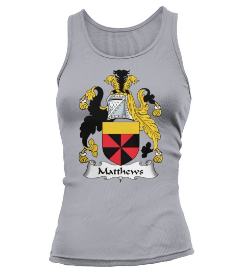 Matthews Family Crest Scottish Family Crests Tank top Woman