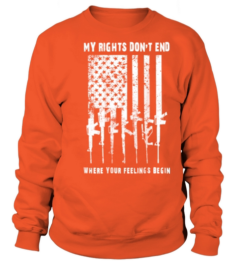 2nd Amendment Feelings America USA Patriotic Funny Women's Sweatshirt