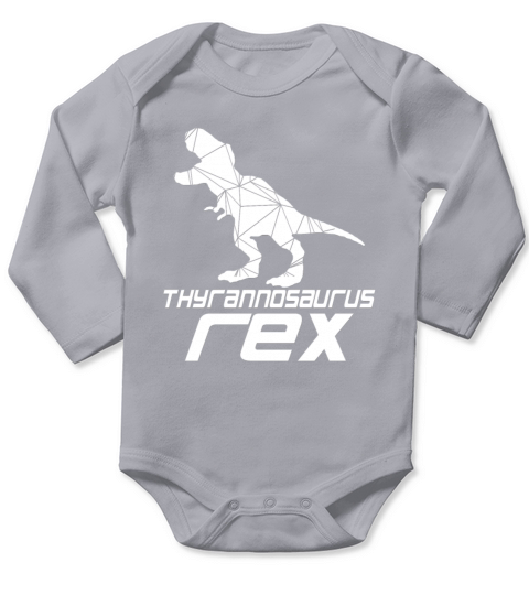 T-REX - Rex Thyrannosaurus Long Sleeve Baby One-Piece