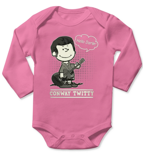 conway twitty Long Sleeve Baby One-Piece