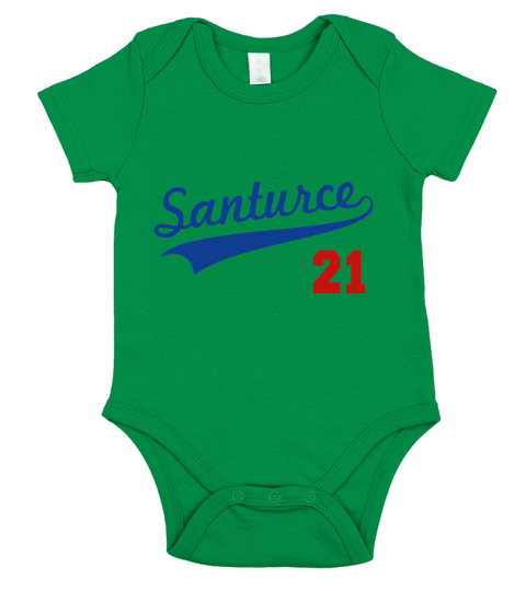 Santurce 21 Puerto Rico Baseball Shirt Short Sleeve Baby One-Piece