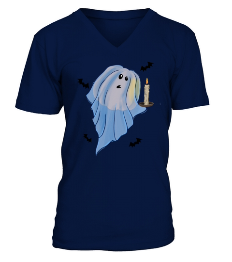 Ghost Pumpkin Men's V-Neck T-shirt