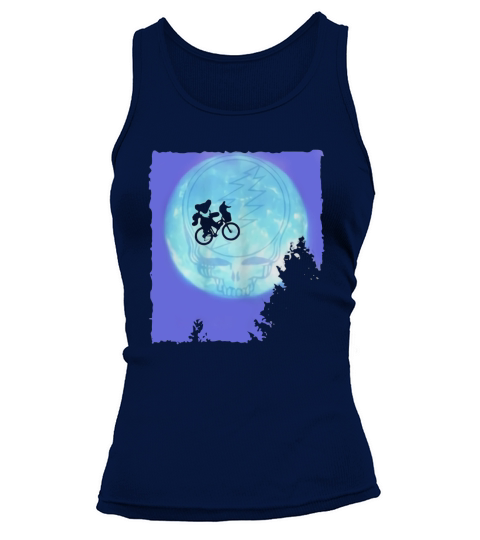 Bear Cycling The Moon Grateful Dead Tank top Woman