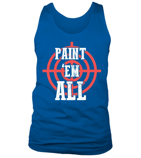 Paint em all - Paintball Hobby Sport Outdoor Men's Tank Top