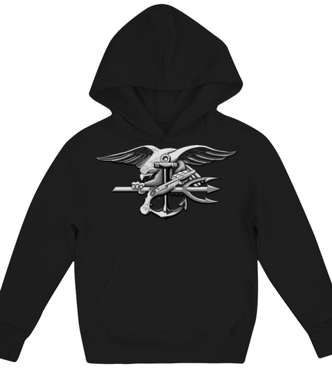 US Navy Seal Team VI Grey Kids Hoodie