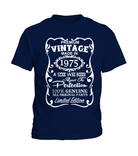 Vintage Made In 1975 Kids T-Shirt