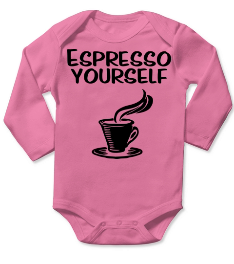 Espresso yourself Long Sleeve Baby One-Piece