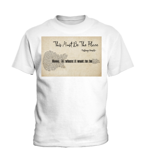 This must be the place Guitar Landscape Kids T-Shirt