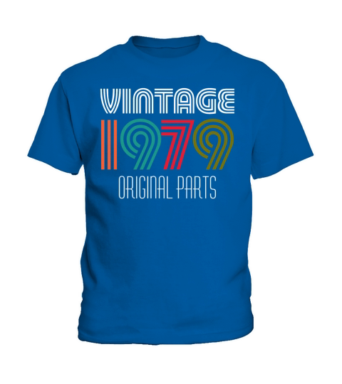 Vintage birthday birthday 1979 idea 40 years Kids T-Shirt