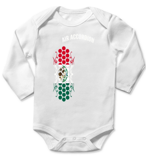 Air Accordion champions - Flag of Mexico - Mens Premium T-Shirt Long Sleeve Baby One-Piece