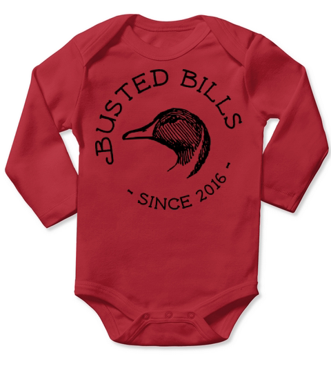 Busted Bills Long Sleeve Baby One-Piece
