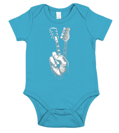 Guitar Short Sleeve Baby One-Piece
