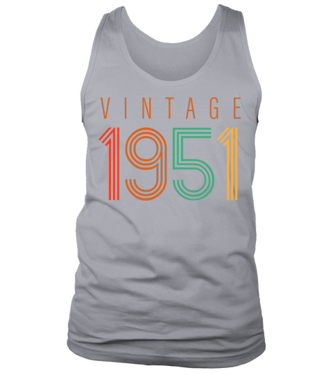 Vintage 1951 70th Birthday Est 1951 Men's Tank Top