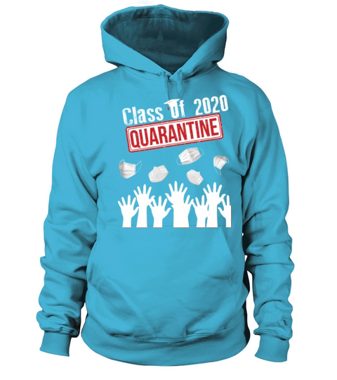 Class Of 2020 Quarantined Funny Graduation mask Women's Hoodie