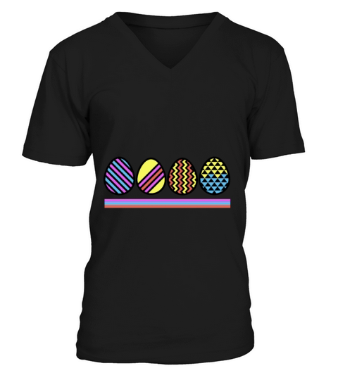 Easter Eggs V-Neck T-shirt