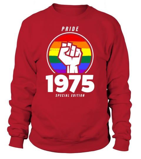 1975 Birthday Gay Pride LGBT Women's Sweatshirt