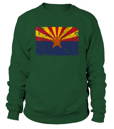 The Original Vintage Distressed Arizona Flag Sweatshirt Unisex