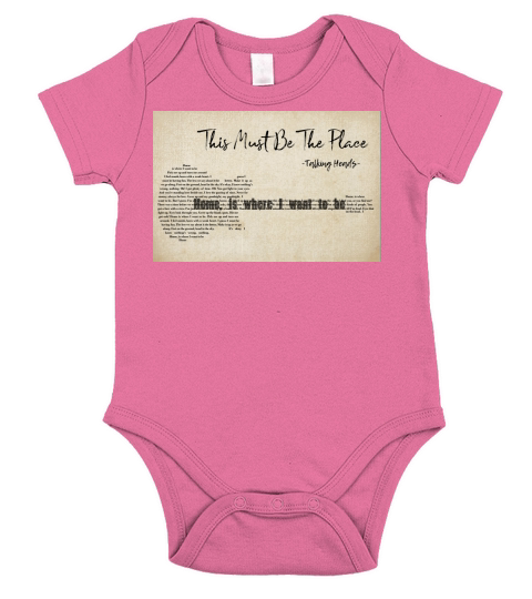 This must be the place Guitar Landscape Short Sleeve Baby One-Piece