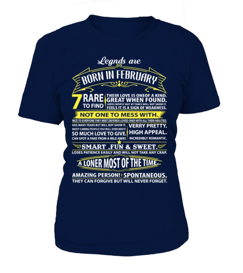 Legends Are Born In February Women's T-Shirt