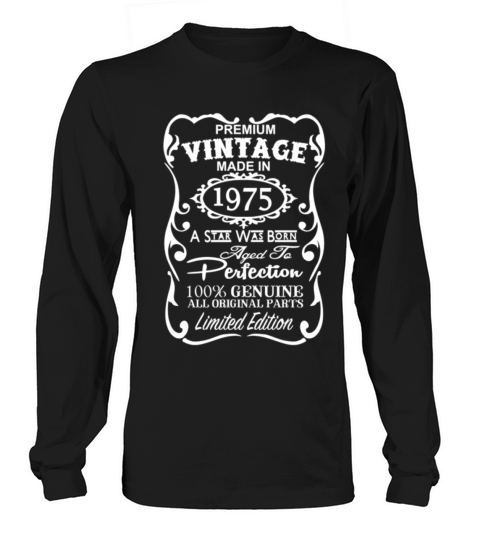 Vintage Made In 1975 Men's Long Sleeve