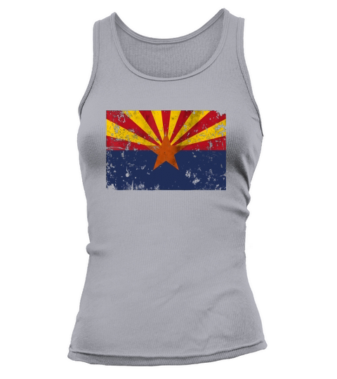 The Original Vintage Distressed Arizona Flag Tank top Woman