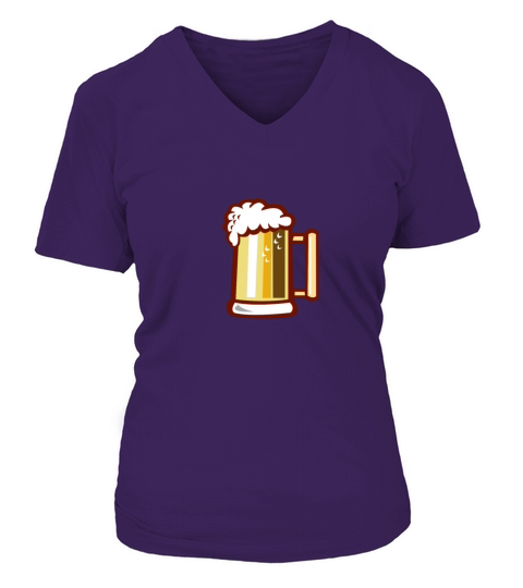 Beer Stein Isolated Retro Women's V-Neck T-shirt