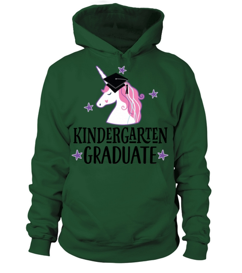 Kindergarten Graduate Girl Unicorn Women's Hoodie