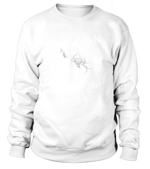 Never Underestimate A Woman Who Listens To Bruce Springsteen And Was Born In July Sweatshirt Unisex