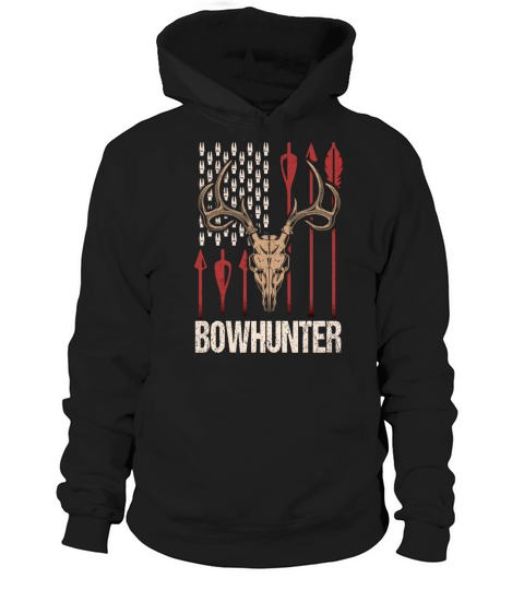 Bowhunting American Flag Bowhunter Women's Hoodie