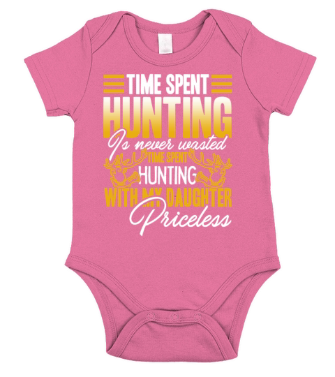 Time Spent Hunting Shirt Short Sleeve Baby One-Piece