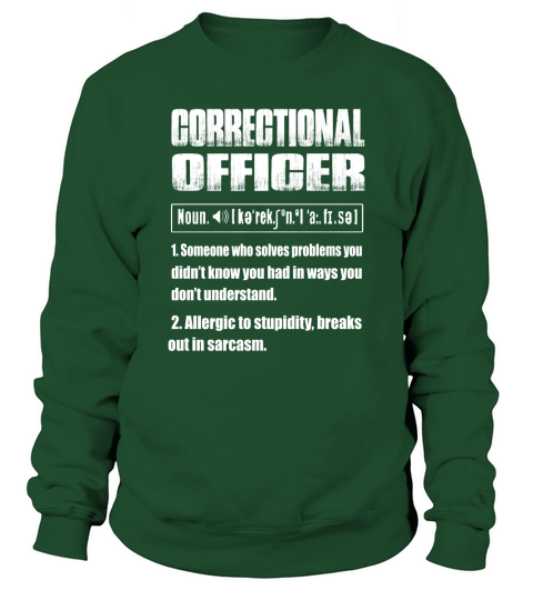 correctional officer noun Sweatshirt Unisex