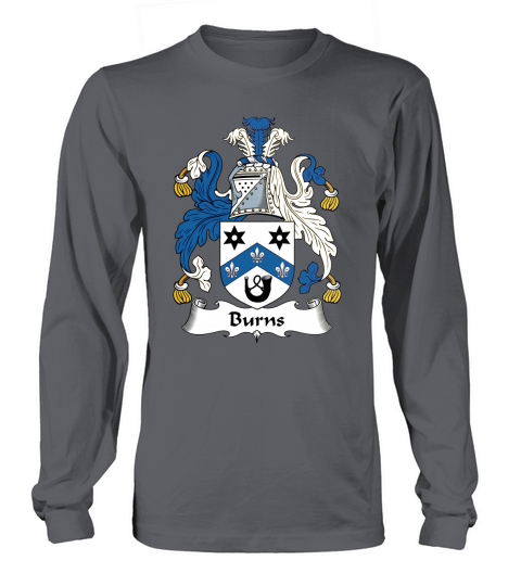 Burns Family Crest Scottish Family Crests Long sleeved Unisex
