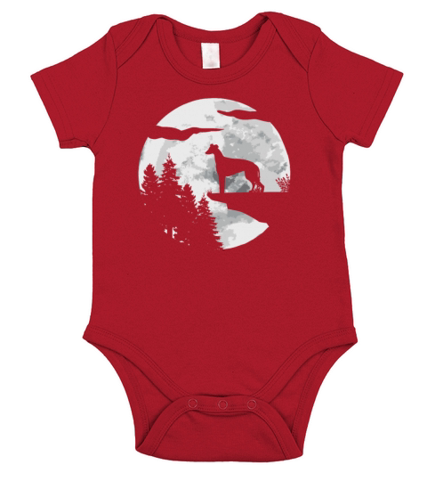 Greyhound Dogs Short Sleeve Baby One-Piece