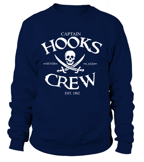Disney Captain Hooks Crew Peter Pan Disney pirate Women's Sweatshirt