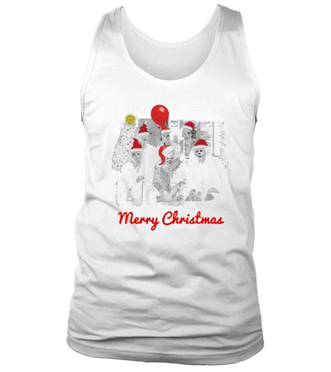 Merry Christmas Santa Horror Characters shirt Tank Top Unisex