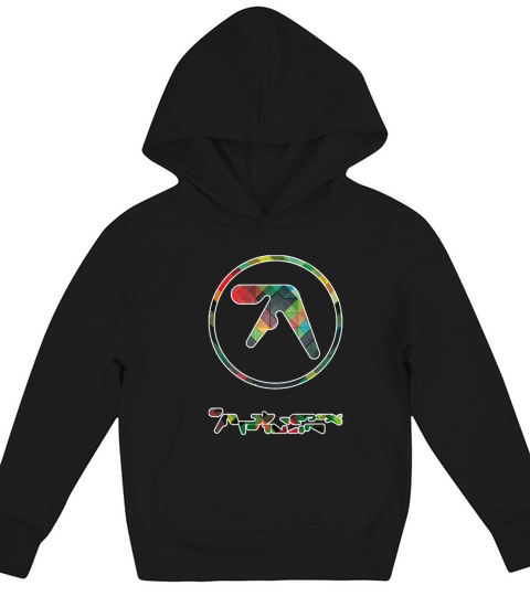Aphex Twin Logo Colorful Kids Hoodie