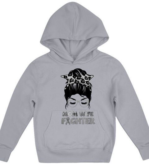 Mom Wife Fighter NARCOLEPSY Awareness Kids Hoodie