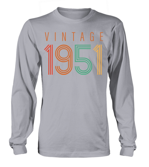 Vintage 1951 70th Birthday Est 1951 Women's Long Sleeve