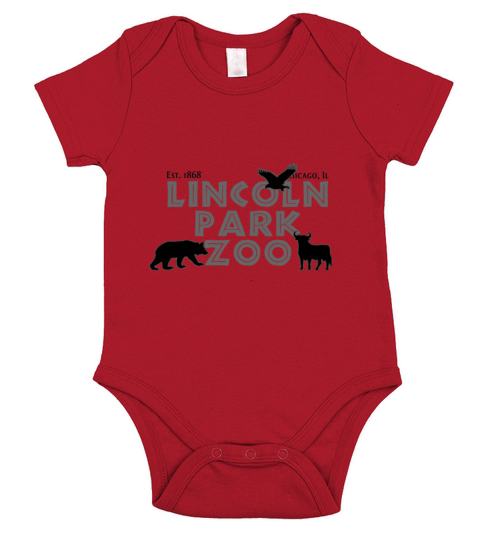 Chicago Lincoln Park Zoo Cute Short Sleeve Baby One-Piece