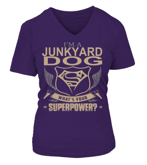 JUNKYARD DOG V-neck T-Shirt Woman