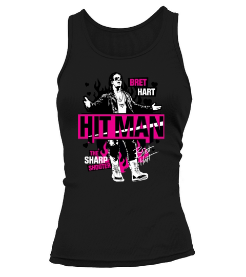 WWE Bret Hart  Hit Man  Graphic Tank top Woman