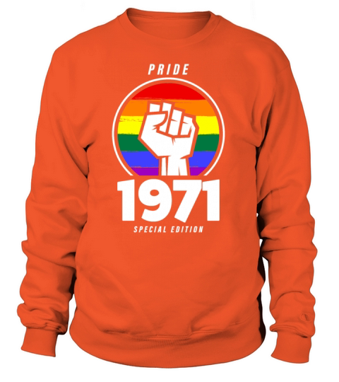 1971 Birthday Gay Pride LGBT Women's Sweatshirt
