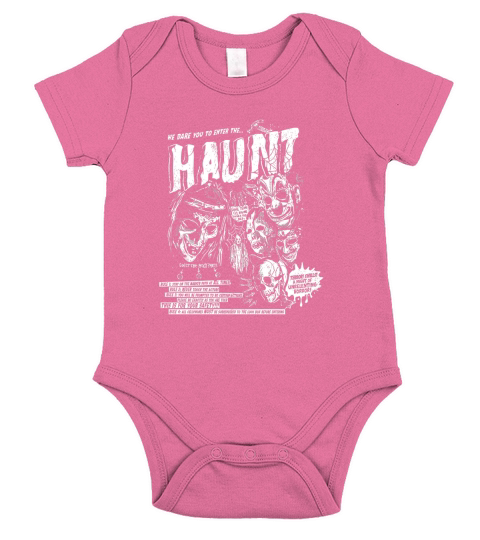 We Dare You To Enter The Haunt Halloween - Ladies Flowy Tank Short Sleeve Baby One-Piece