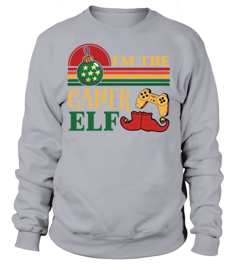 Im The Gamer Elf Matching Christmas Women's Sweatshirt