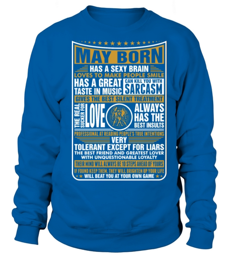 May Gemini Born Women's Sweatshirt